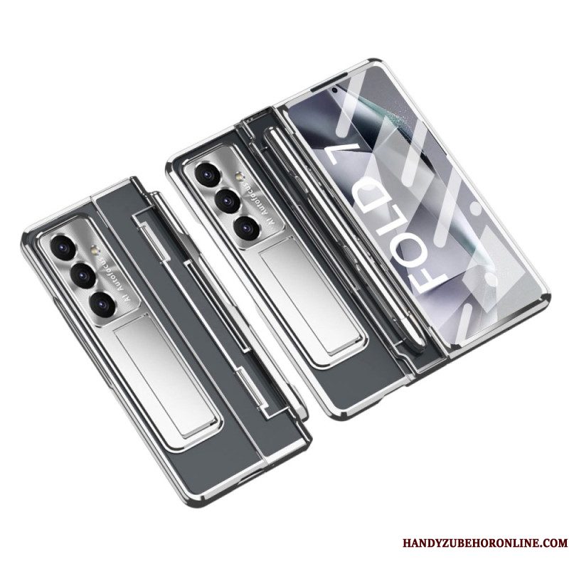 Hoesje Samsung Galaxy Z Fold 7 Standaard En Schermbeschermer Bescherming Hoesje
