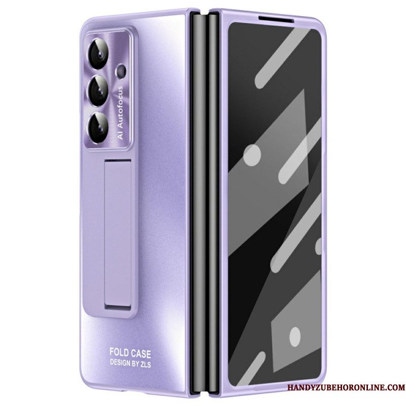 Hoesje Samsung Galaxy Z Fold 7 Standaard Met Matte Afwerking En Schermbeschermer