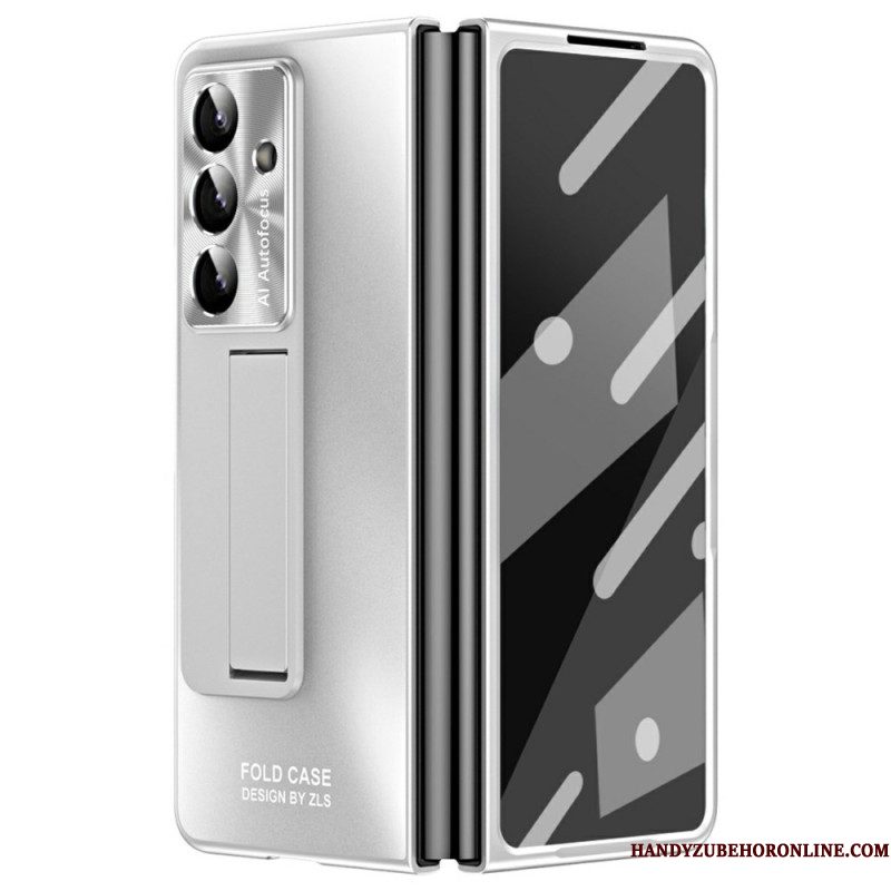 Hoesje Samsung Galaxy Z Fold 7 Standaard Met Matte Afwerking En Schermbeschermer