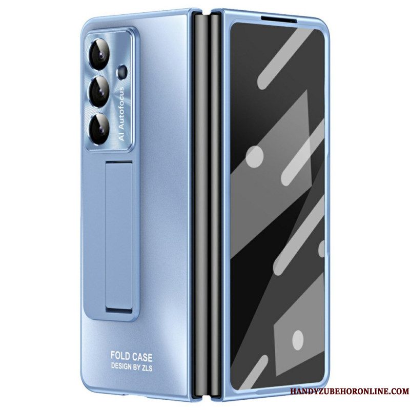 Hoesje Samsung Galaxy Z Fold 7 Standaard Met Matte Afwerking En Schermbeschermer