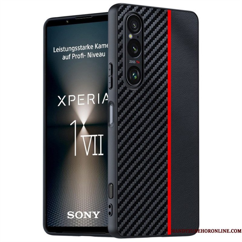 Hoesje Sony Xperia 1 Vii Koolstofvezel