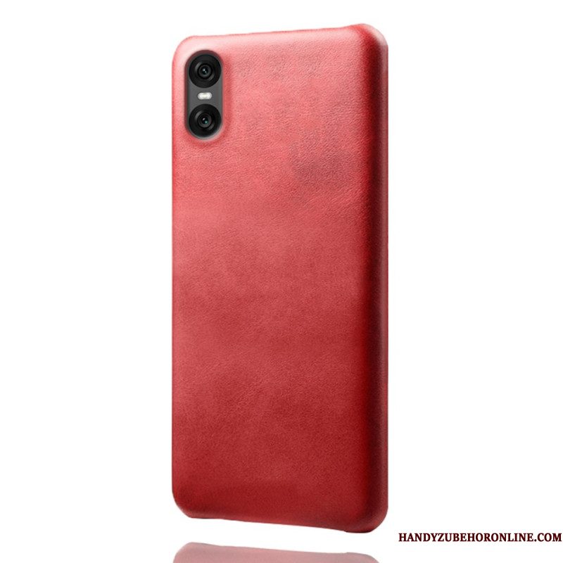 Hoesje Sony Xperia 10 Vii Lederlook