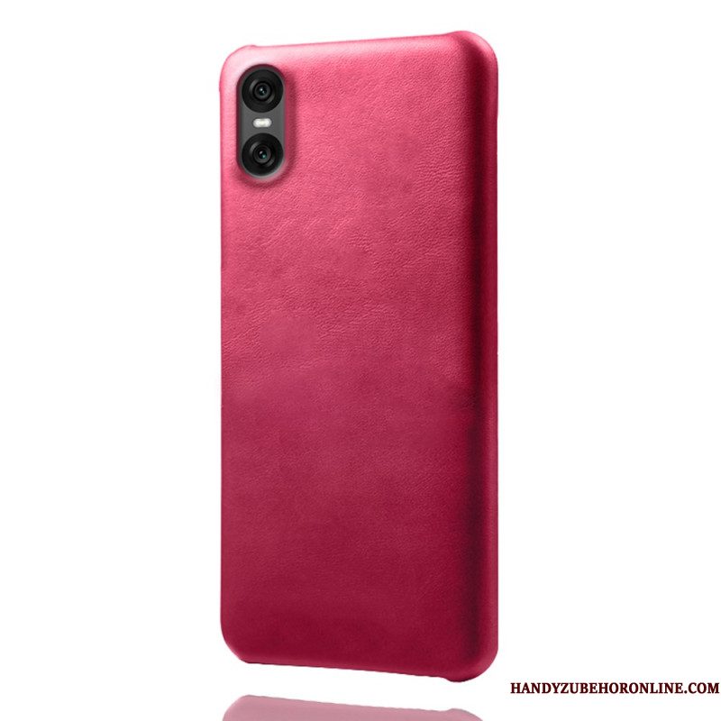 Hoesje Sony Xperia 10 Vii Lederlook