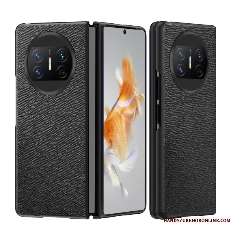 Hoesje Voor Huawei Mate X3 Geweven Textuur