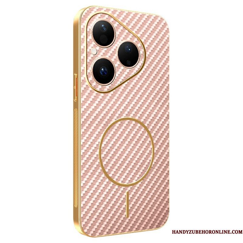 Hoesje Voor Huawei Pura 80 Carbon Fiber Textuur