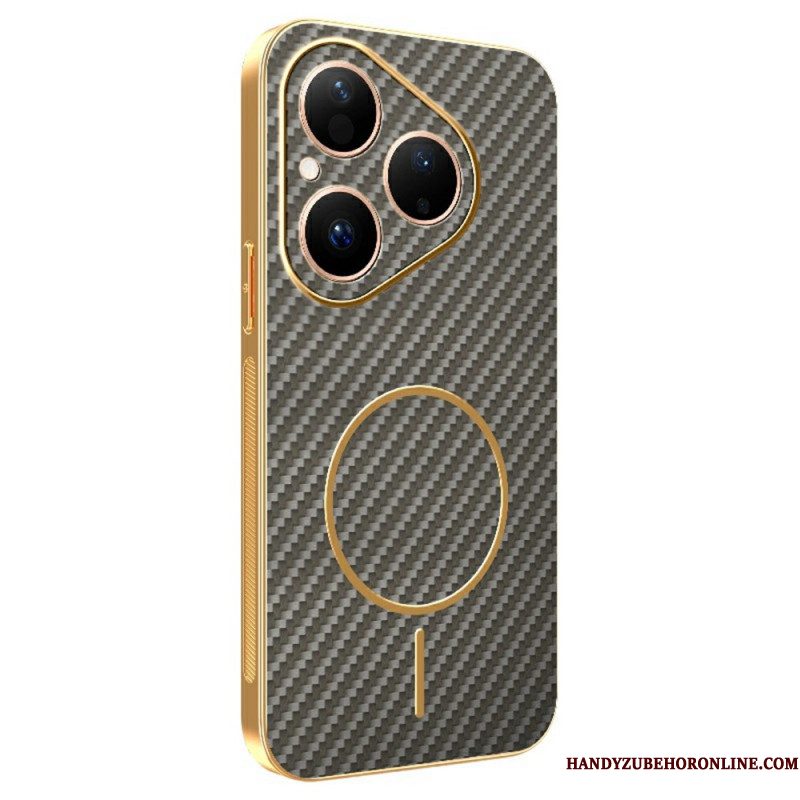Hoesje Voor Huawei Pura 80 Carbon Fiber Textuur