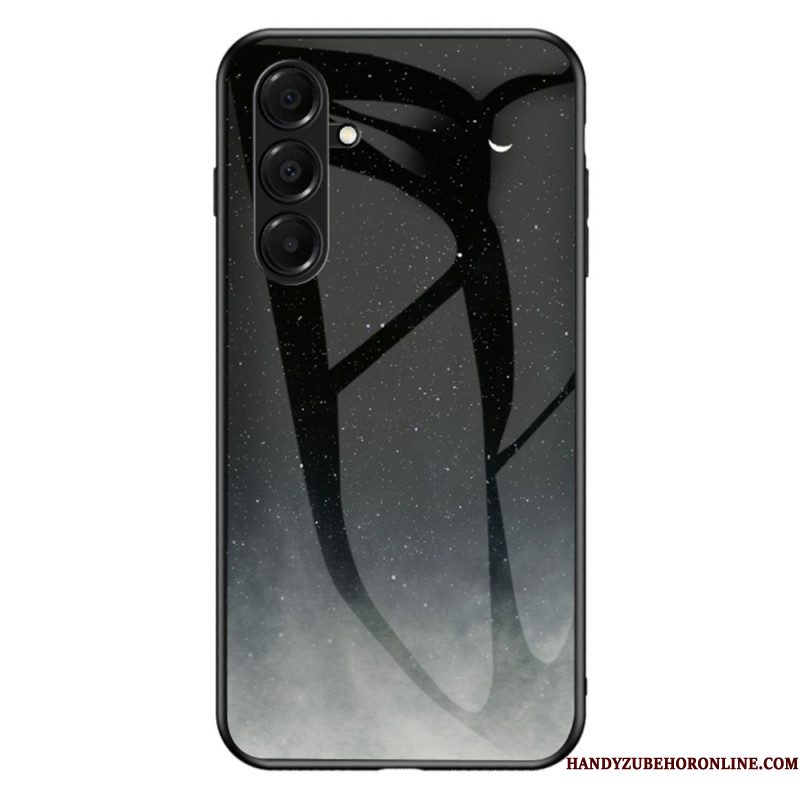 Hoesje Voor Samsung Galaxy A17 4g / 5g Hemelsblauw Gehard Glas