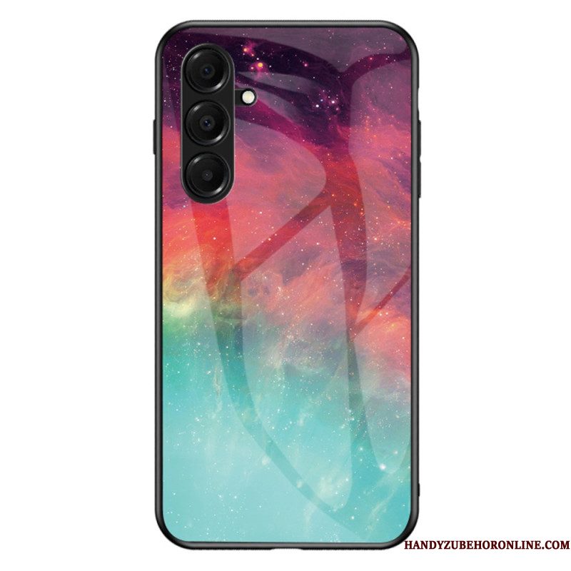 Hoesje Voor Samsung Galaxy A17 4g / 5g Hemelsblauw Gehard Glas