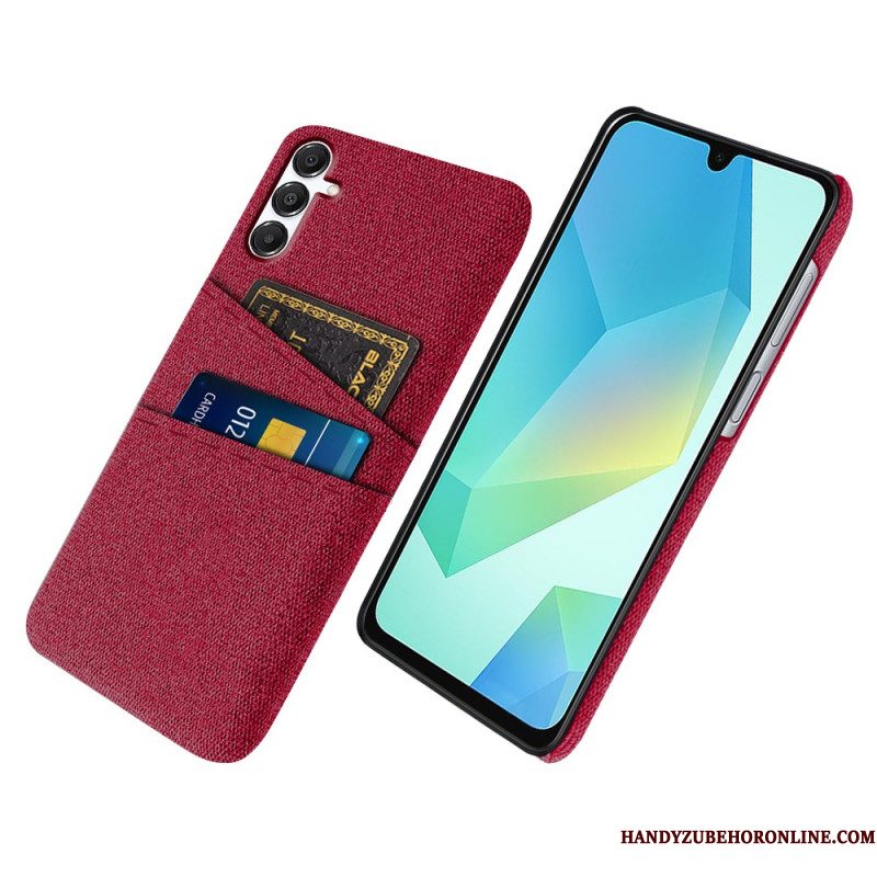 Hoesje Voor Samsung Galaxy A17 4g / 5g Stoffen Kaarthouder