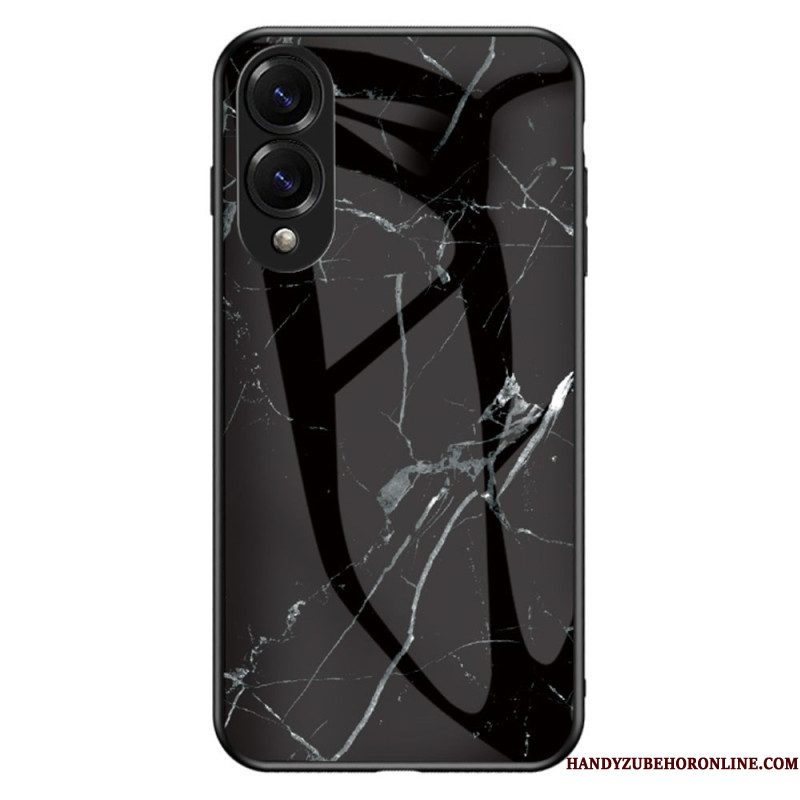 Hoesje Voor Samsung Galaxy S25 5g Edge Gehard Marmerglas