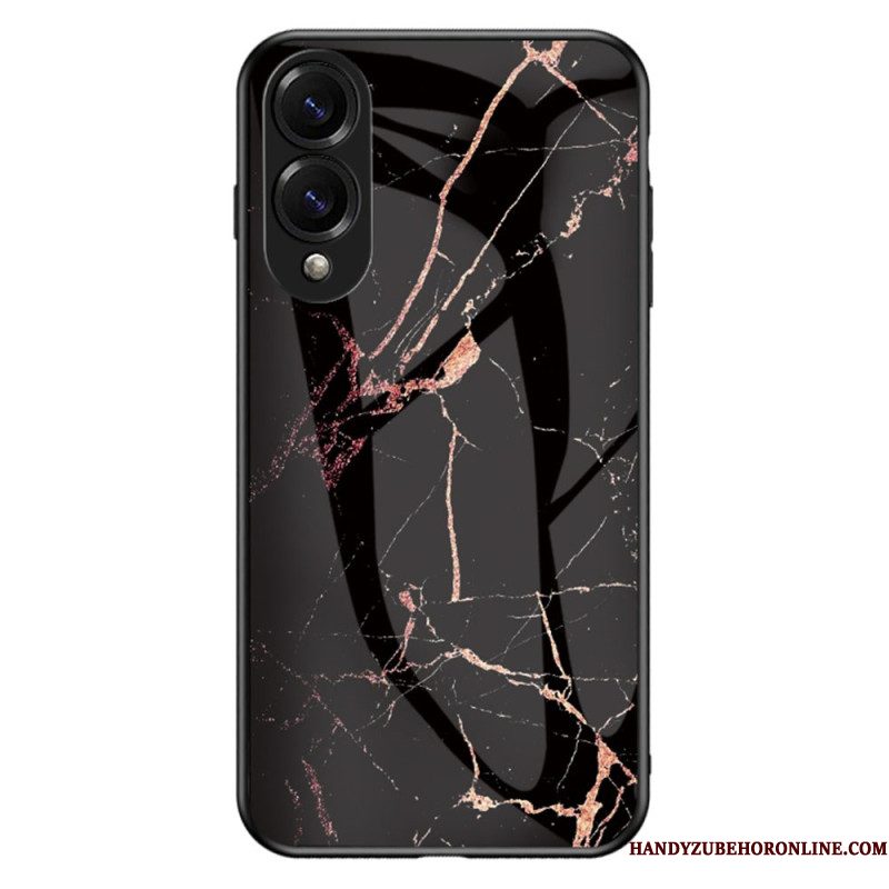 Hoesje Voor Samsung Galaxy S25 5g Edge Gehard Marmerglas