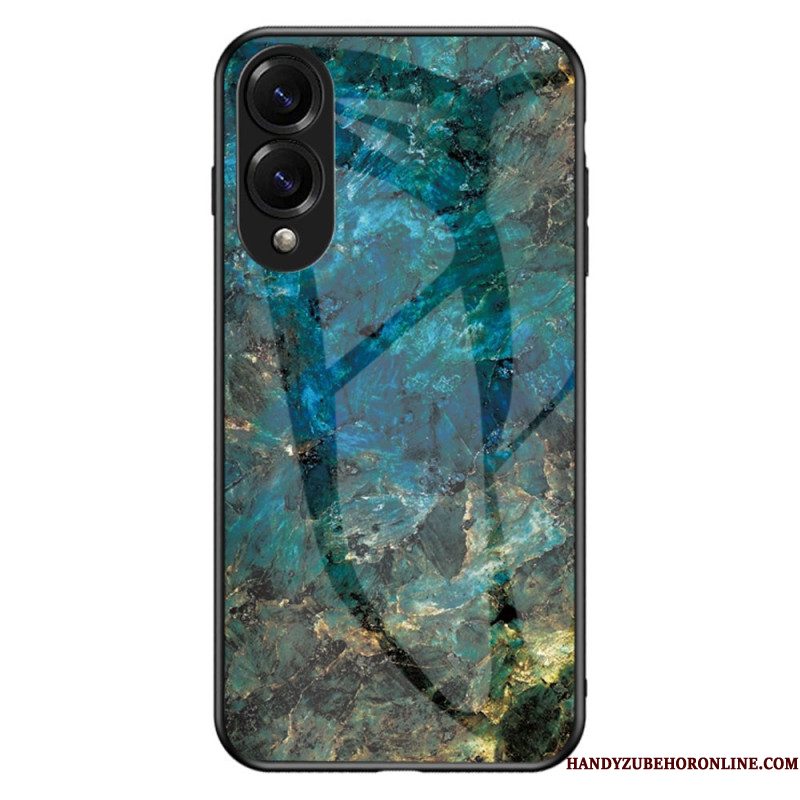 Hoesje Voor Samsung Galaxy S25 5g Edge Gehard Marmerglas