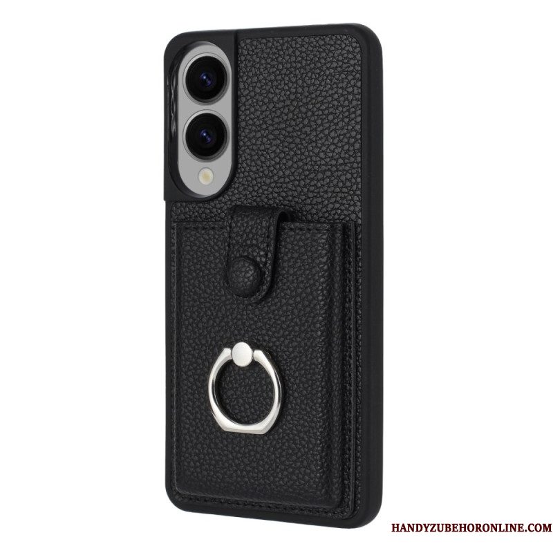 Hoesje Voor Samsung Galaxy S25 5g Edge Ringhouder En Kaarthouder