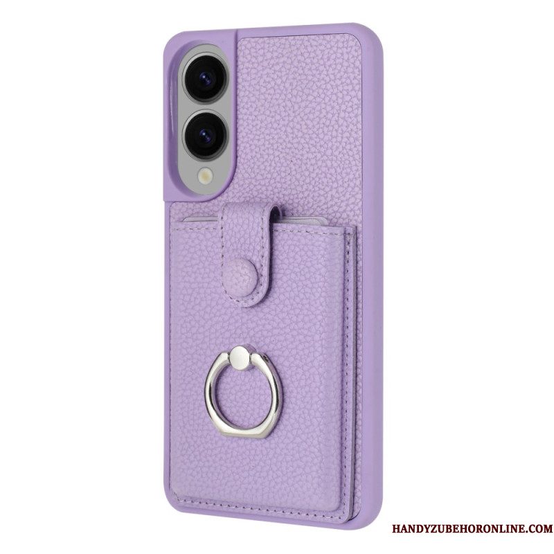 Hoesje Voor Samsung Galaxy S25 5g Edge Ringhouder En Kaarthouder