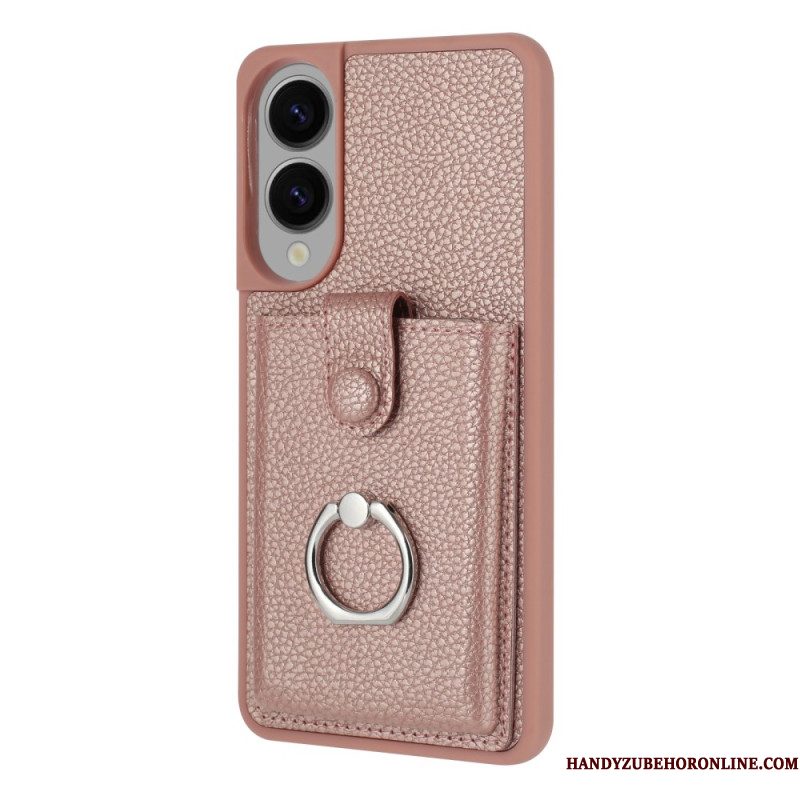Hoesje Voor Samsung Galaxy S25 5g Edge Ringhouder En Kaarthouder