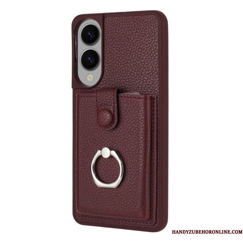 Hoesje Voor Samsung Galaxy S25 5g Edge Ringhouder En Kaarthouder