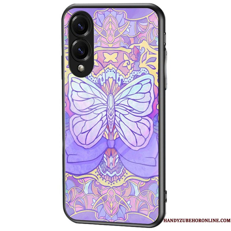 Hoesje Voor Samsung Galaxy S25 5g Edge Vlinder Van Gehard Glas
