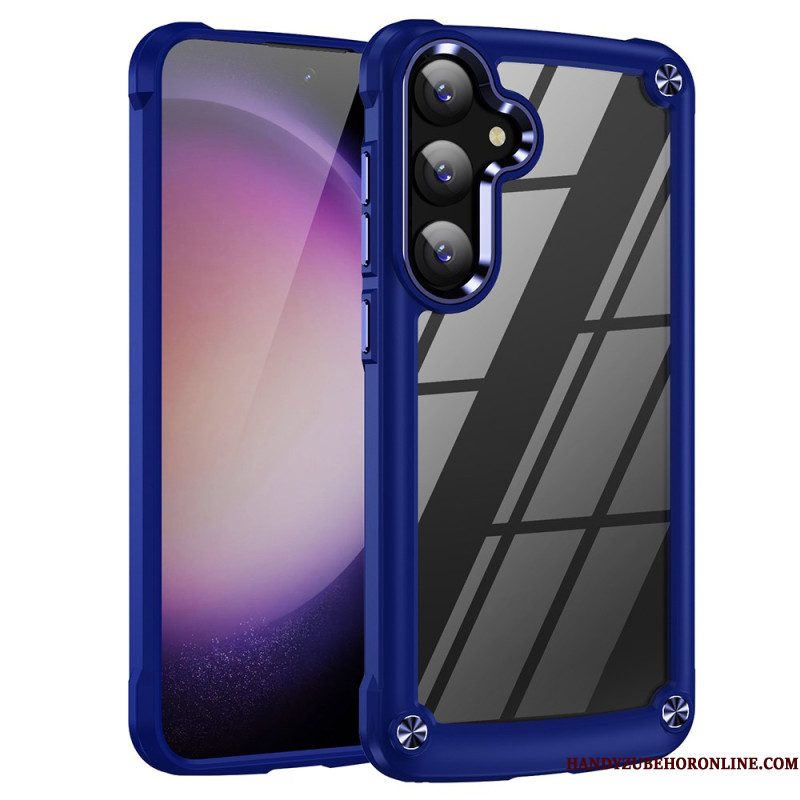 Hoesje Voor Samsung Galaxy S25 5g Transparant Met Siliconen Randen
