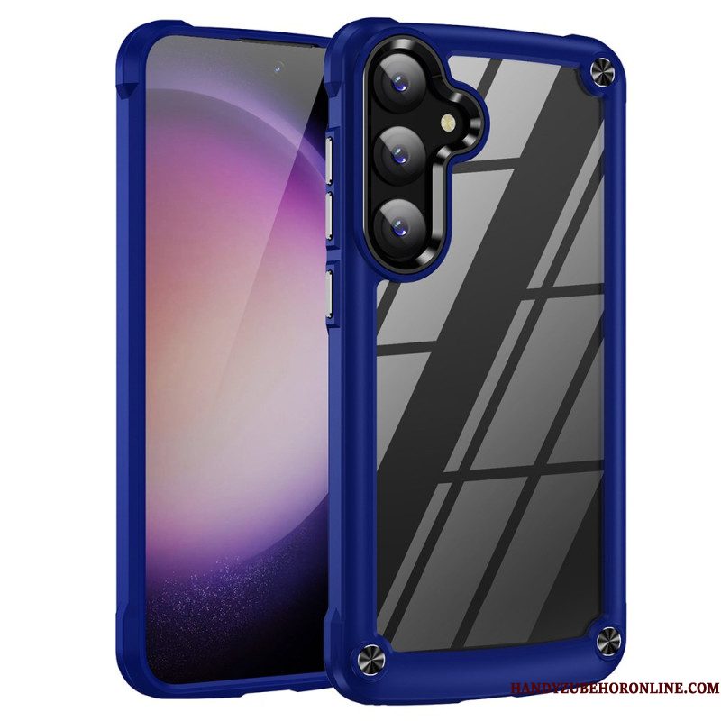 Hoesje Voor Samsung Galaxy S25 5g Transparant Met Siliconen Randen