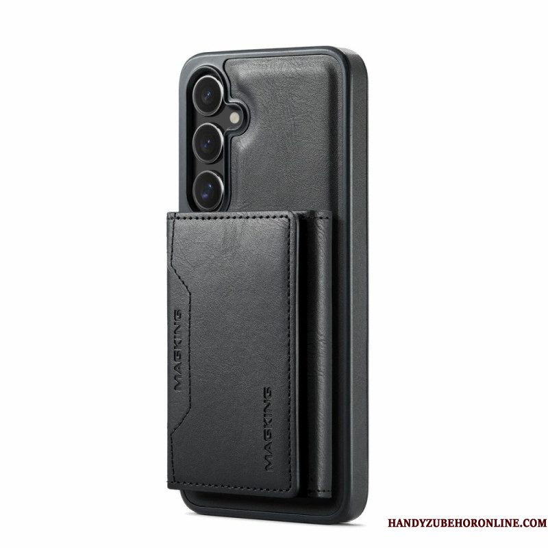 Hoesje Voor Samsung Galaxy S25 Fe Magsafe Compatibel Magking Afneembare Portemonnee