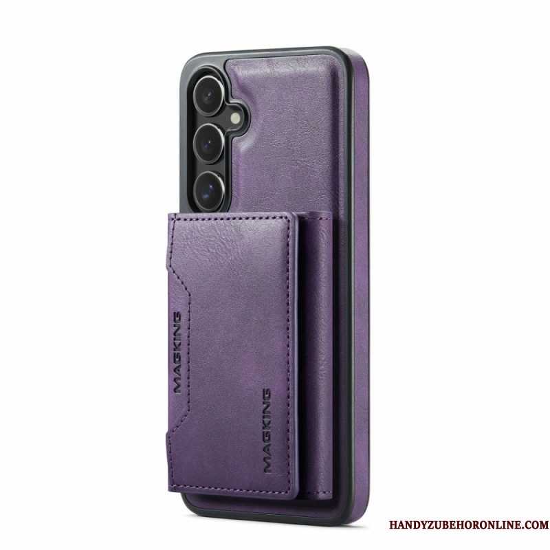 Hoesje Voor Samsung Galaxy S25 Fe Magsafe Compatibel Magking Afneembare Portemonnee