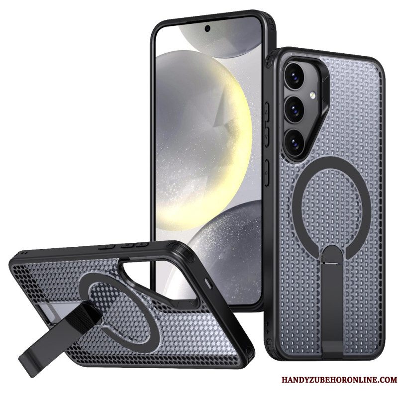 Hoesje Voor Samsung Galaxy S25 Fe Magsafe-houder Met Textuur
