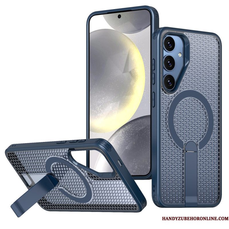 Hoesje Voor Samsung Galaxy S25 Fe Magsafe-houder Met Textuur