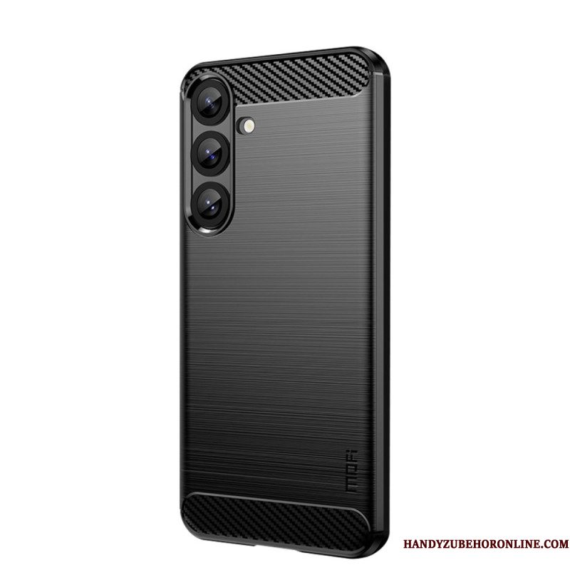 Hoesje Voor Samsung Galaxy S25 Plus 5g Geborsteld Koolstofvezel Mofi