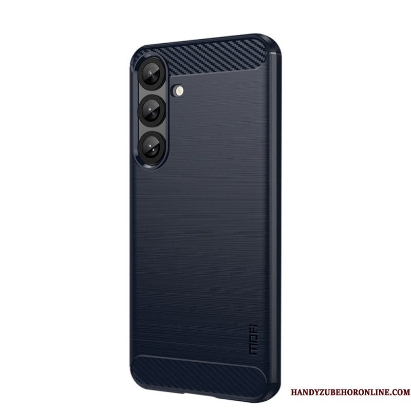 Hoesje Voor Samsung Galaxy S25 Plus 5g Geborsteld Koolstofvezel Mofi