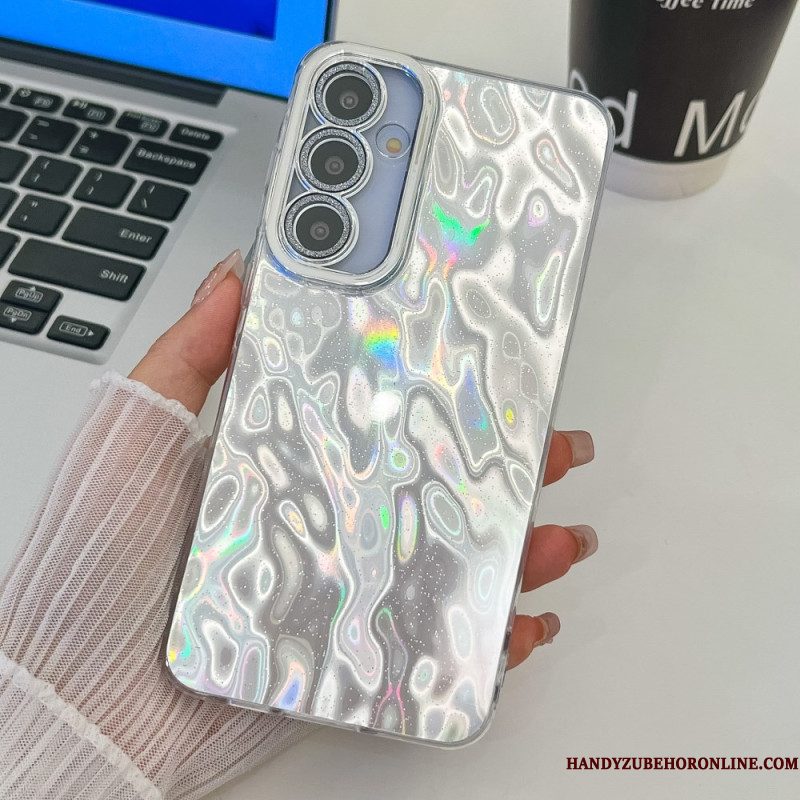 Hoesje Voor Samsung Galaxy S25 Plus 5g Variatie Met Metallic Effect En Lens Beschermer