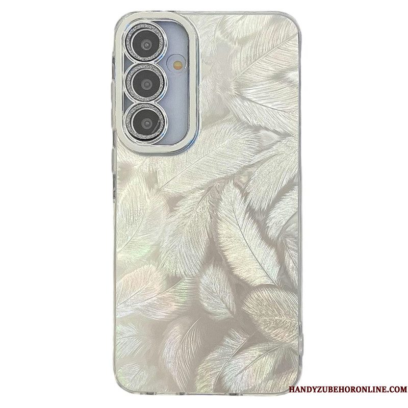 Hoesje Voor Samsung Galaxy S25 Plus 5g Variatie Met Metallic Effect En Lens Beschermer