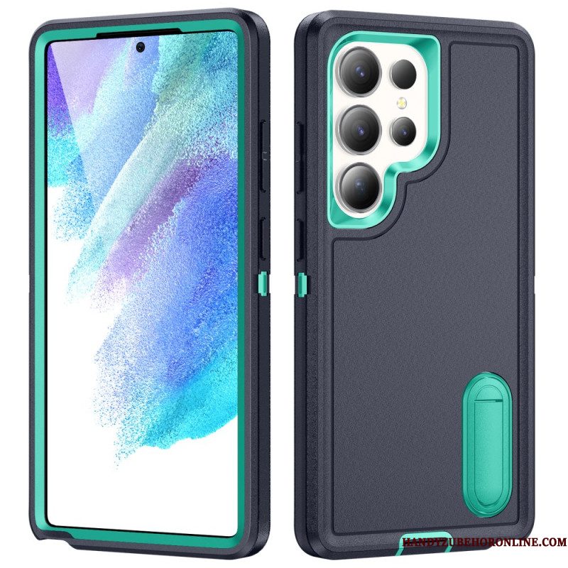Hoesje Voor Samsung Galaxy S25 Ultra 5g 3-in-1 Bescherming Met Standaard