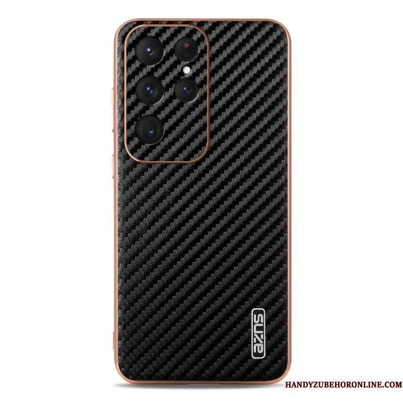 Hoesje Voor Samsung Galaxy S25 Ultra 5g Azns Koolstofvezel