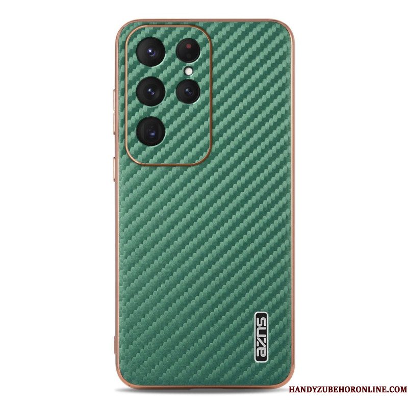 Hoesje Voor Samsung Galaxy S25 Ultra 5g Azns Koolstofvezel