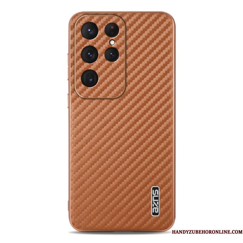 Hoesje Voor Samsung Galaxy S25 Ultra 5g Azns Koolstofvezel