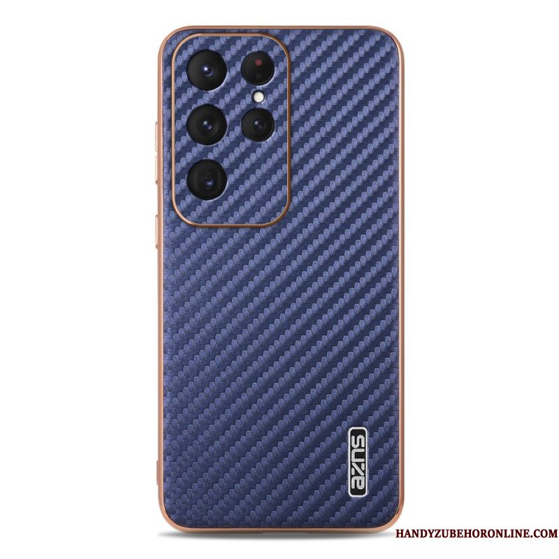 Hoesje Voor Samsung Galaxy S25 Ultra 5g Azns Koolstofvezel