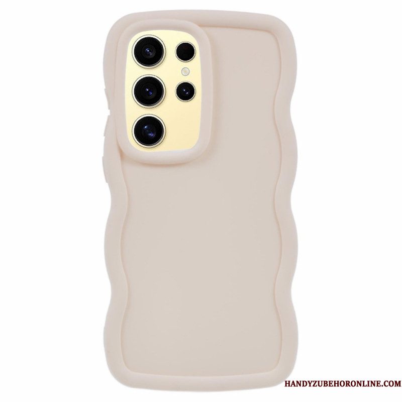 Hoesje Voor Samsung Galaxy S25 Ultra 5g Gegolfd Siliconen