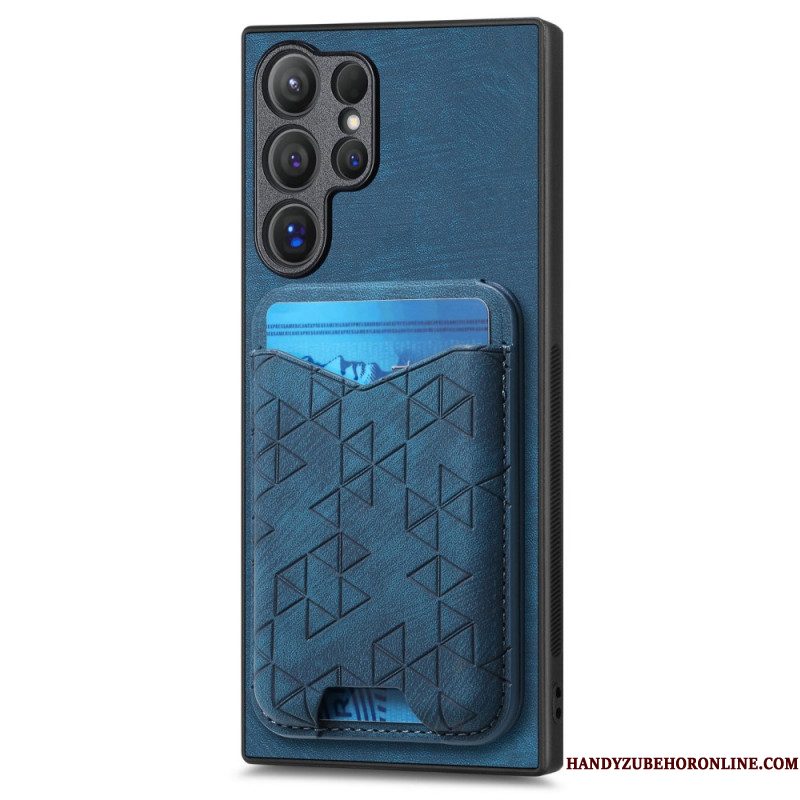 Hoesje Voor Samsung Galaxy S25 Ultra 5g Kaarthouder En -standaard Met Print
