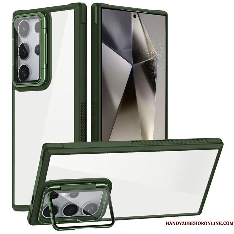 Hoesje Voor Samsung Galaxy S25 Ultra 5g Robuust Met Ingebouwde Standaard