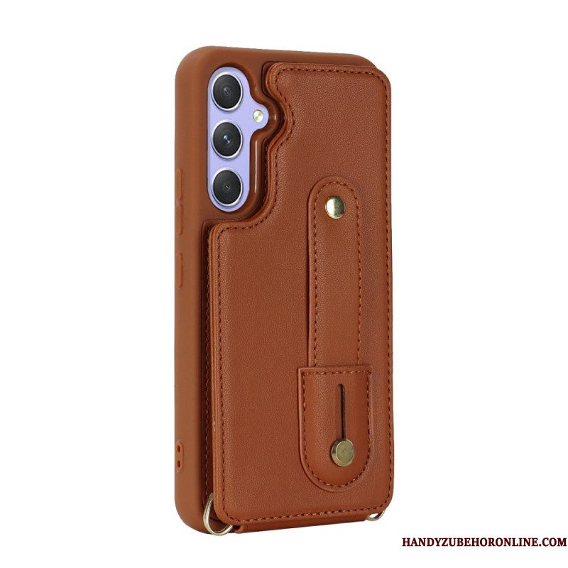 Hoesje Voor Samsung Galaxy S26 Kaarthouder En Schouderriem