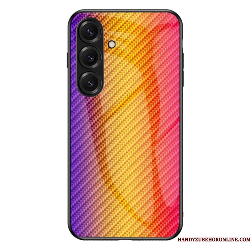 Hoesje Voor Samsung Galaxy S26 Plus Gehard Glas Van Koolstofvezel