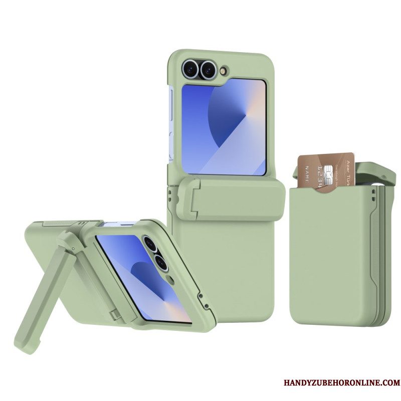 Hoesje Voor Samsung Galaxy Z Flip 7 Fe Ingebouwde Standaard En Kaarthouder
