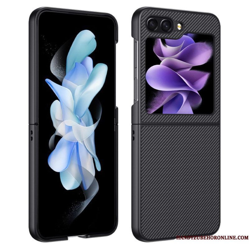 Hoesje Voor Samsung Galaxy Z Flip 7 Fe Koolstofvezelafwerking