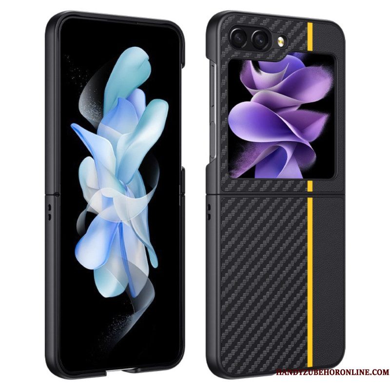 Hoesje Voor Samsung Galaxy Z Flip 7 Fe Koolstofvezelafwerking