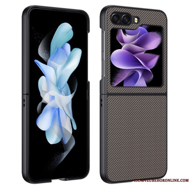 Hoesje Voor Samsung Galaxy Z Flip 7 Fe Koolstofvezelafwerking