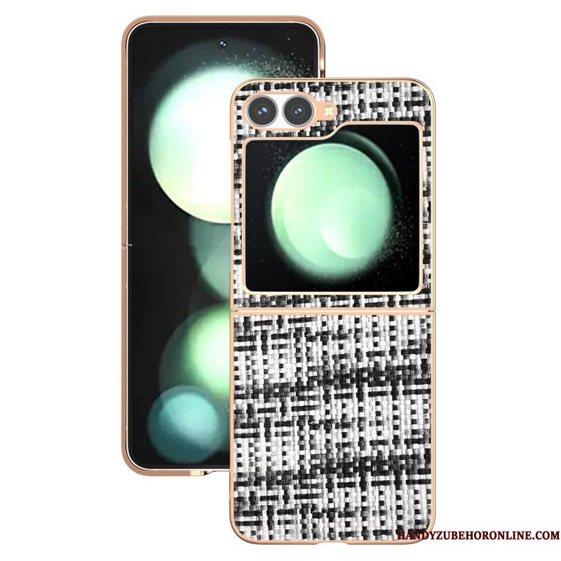 Hoesje Voor Samsung Galaxy Z Flip 7 Fe Kunstleer Met Textuur
