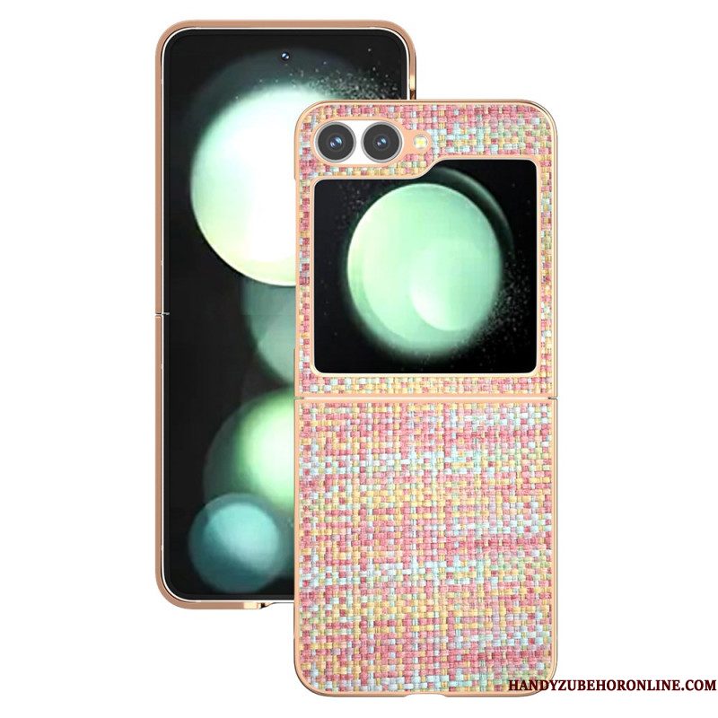 Hoesje Voor Samsung Galaxy Z Flip 7 Fe Kunstleer Met Textuur