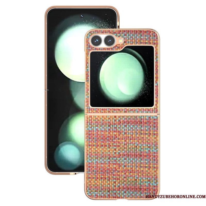 Hoesje Voor Samsung Galaxy Z Flip 7 Fe Kunstleer Met Textuur