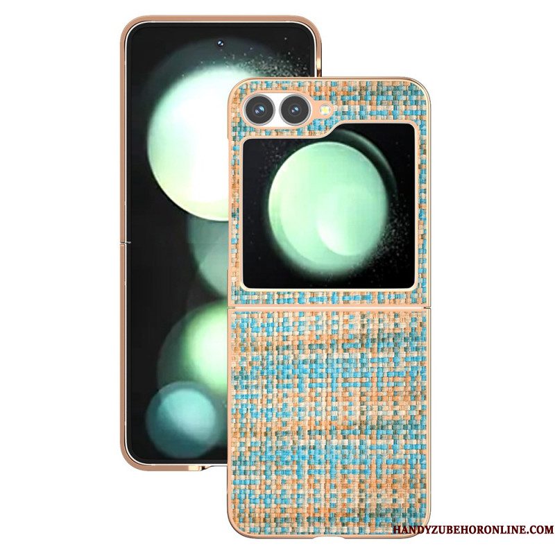 Hoesje Voor Samsung Galaxy Z Flip 7 Fe Kunstleer Met Textuur