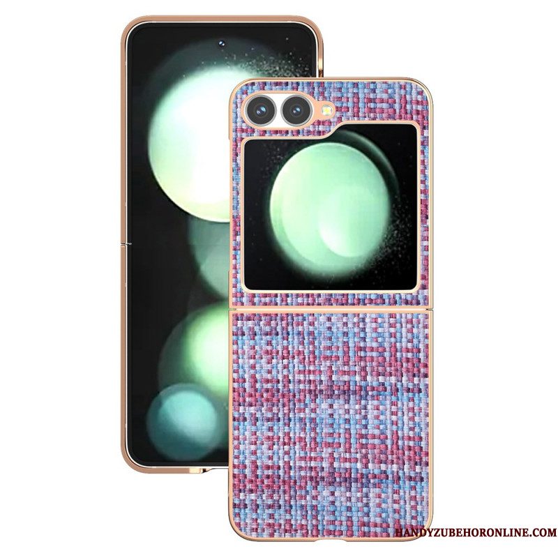 Hoesje Voor Samsung Galaxy Z Flip 7 Fe Kunstleer Met Textuur